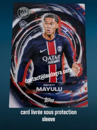 [psgteam2425_45] Senny Mayulu RC Card N° 45