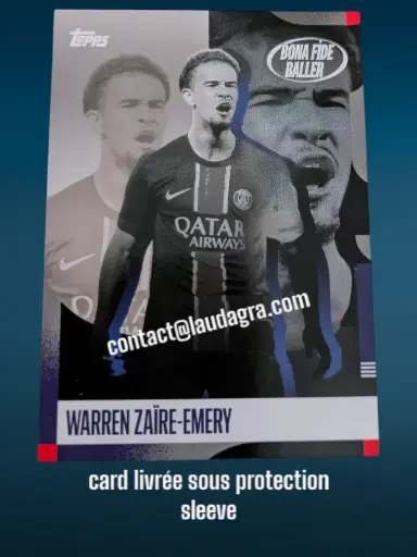 [psgteam2425_46] Warren Zaïre-Emery Card N° 46