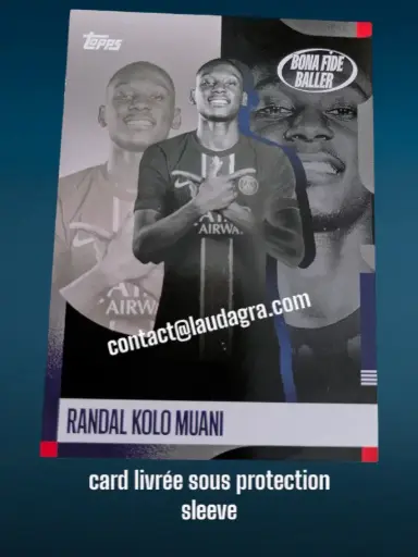 [psgteam2425_50] Randal Kolo Muani Card N° 50