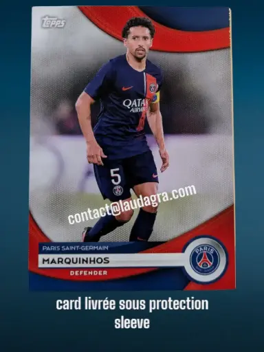 [PSGTEAMSET2324_3]  Marquinhos Card N° 3