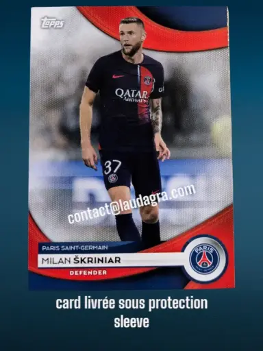 [PSGTEAMSET2324_6] Milan Škriniar Card N° 6