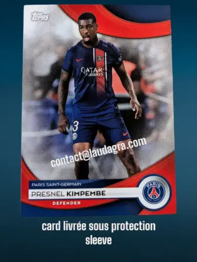 [PSGTEAMSET2324_8] Presnel Kimpembe Card N° 8