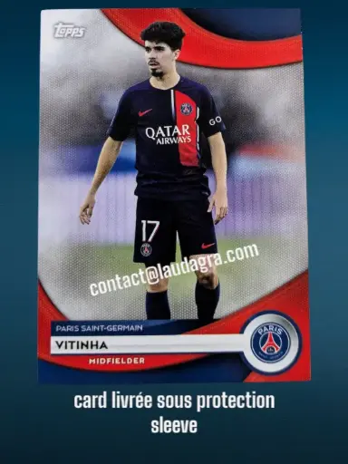 [PSGTEAMSET2324_12]  Vitinha Card N° 12