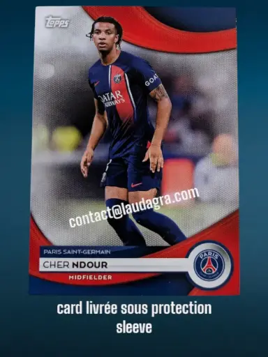 [PSGTEAMSET2324_17] Cher Ndour Card N° 17