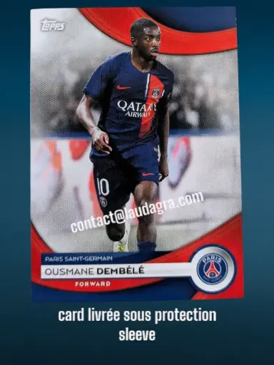 [PSGTEAMSET2324_21] Ousmane Dembélé Card N° 21