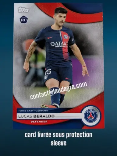 [PSGTEAMSET2324_24] Lucas Beraldo Card N° 24