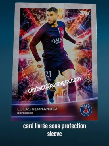 [PSGTEAMSET2324_26] Lucas Hernández Card N° 26