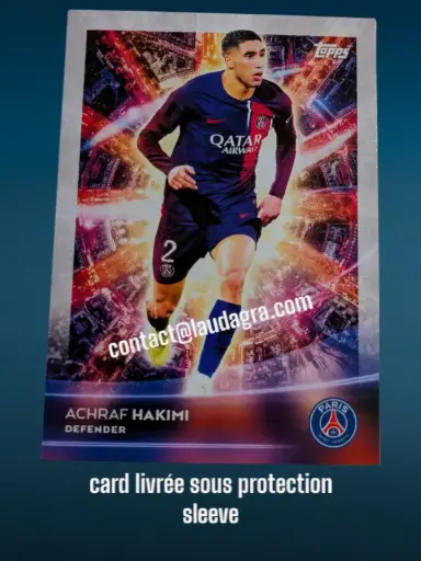 [PSGTEAMSET2324_28] Achraf Hakimi Card N° 28