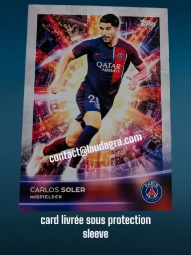 [PSGTEAMSET2324_31] Carlos Soler Card N° 31