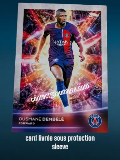 [PSGTEAMSET2324_33] Ousmane Dembélé Card N° 33