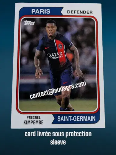 [PSGTEAMSET2324_38] Presnel Kimpembe Card N° 38