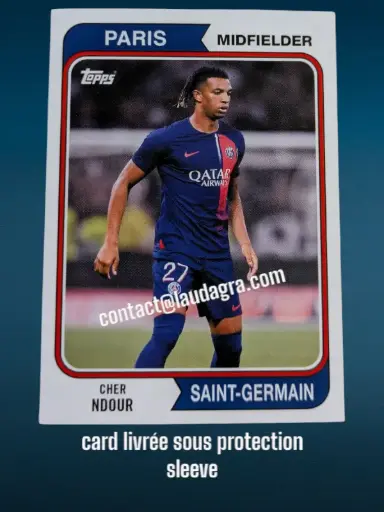 [PSGTEAMSET2324_40] Cher Ndour Card N° 40