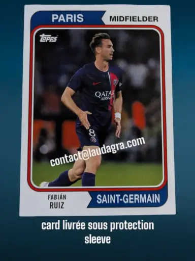 [PSGTEAMSET2324_41] Fabián Ruiz Card N° 41