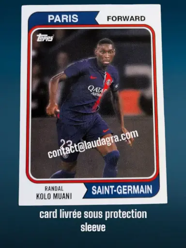 [PSGTEAMSET2324_45] Randal Kolo Muani Card N° 45