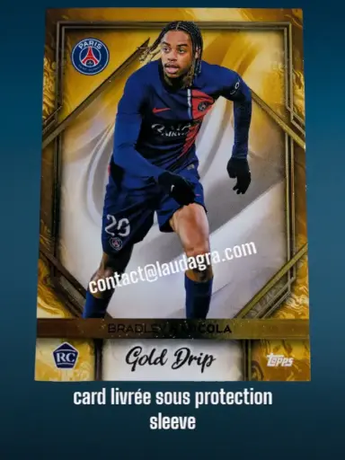 [PSGTEAMSET2324_46] Bradley Barcola Card N° 46