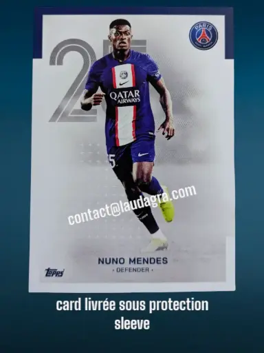 [psgteam2223_4] Nuno Mendes Card N° 4