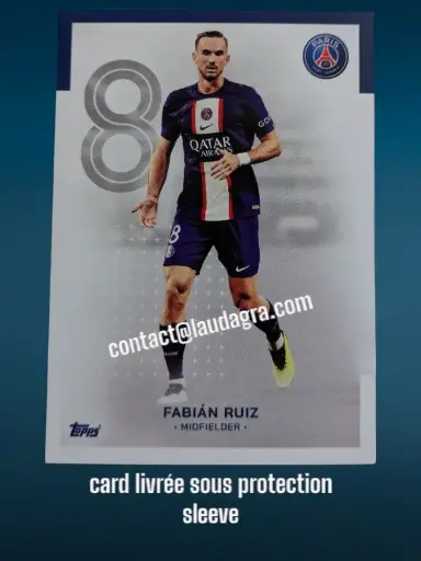 [psgteam2223_7] Fabian Ruiz Card N° 7