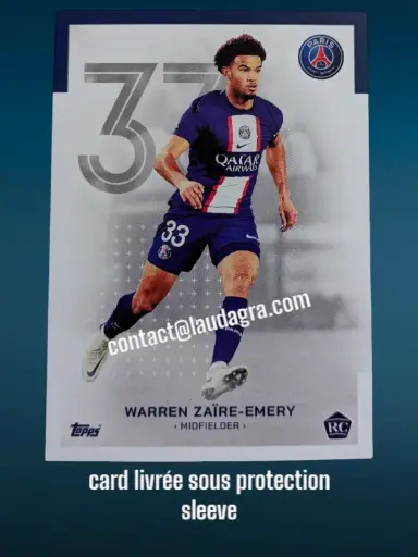 [psgteam2223_10] Warren Zaire Emery Card N° 10