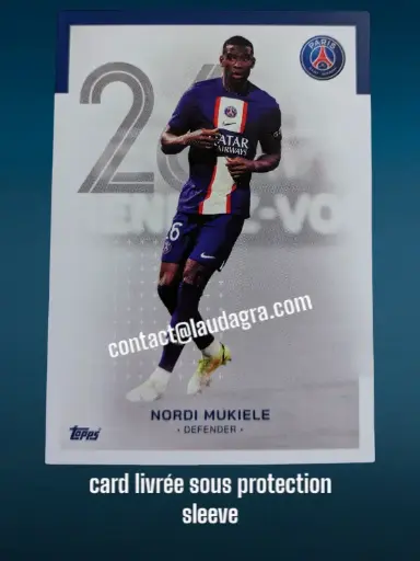 [psgteam2223_11] Nordi Mukiele Card N° 11