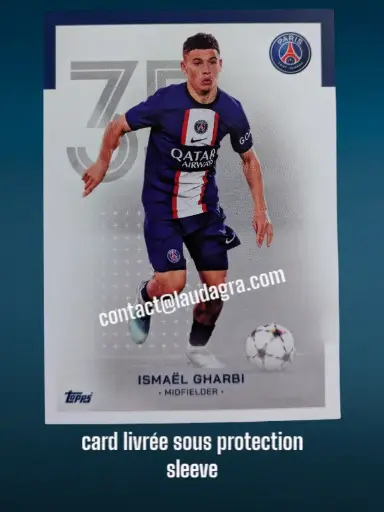 [psgteam2223_19] Ismael Gharbi Card N° 19