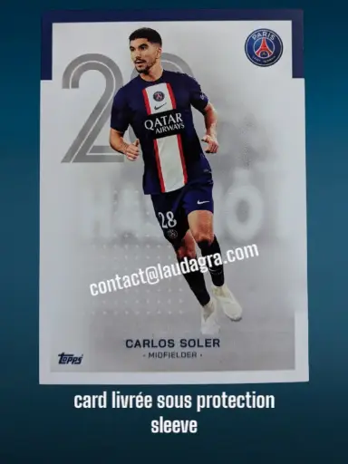 [psgteam2223_20] Carlos Soler Card N° 20