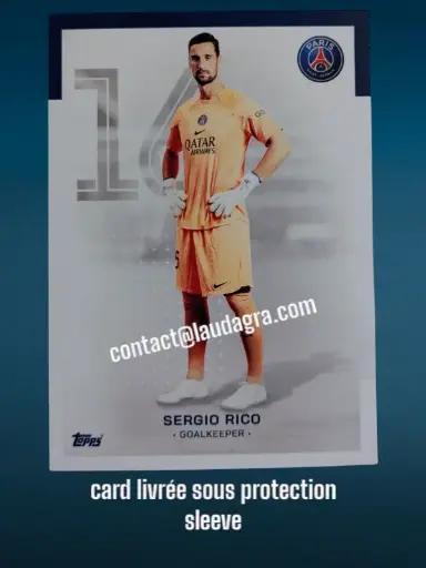 [psgteam2223_22] Sergio Rico Card N° 22