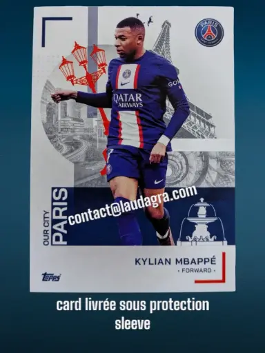 [psgteam2223_25] Kylian Mbappe Card N° 25