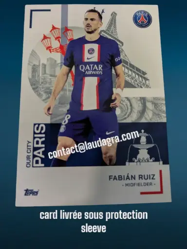 [psgteam2223_26] Fabian Ruiz Card N° 26