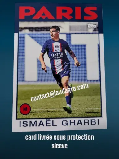 [psgteam2223_38] Ismael Gharbi Card N° 38
