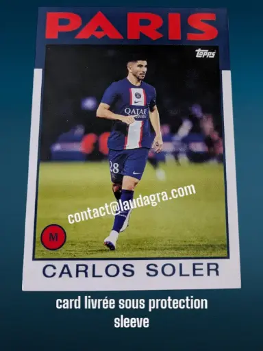 [psgteam2223_40] Carlos Soler Card N° 40