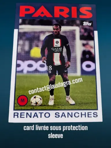 [psgteam2223_43] Renato Sanches Card N° 43