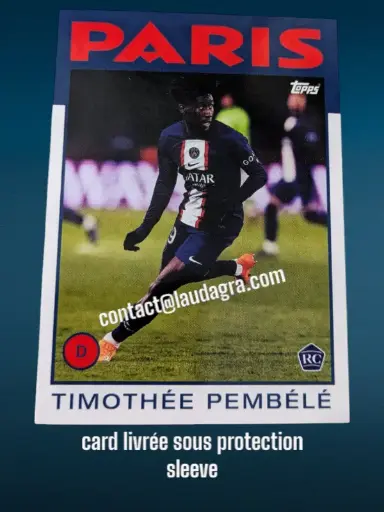 [psgteam2223_45] Timothee Pembele Card N° 45