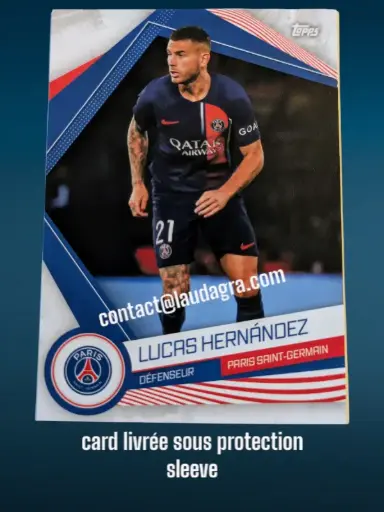 [psgfan2324_PSG-2] Lucas Hernández Card N° PSG-2