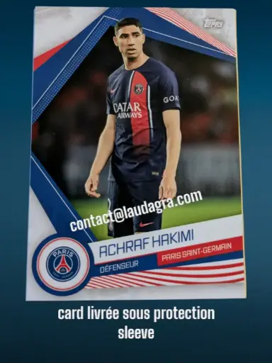 [psgfan2324_PSG-3] Achraf Hakimi Card N° PSG-3