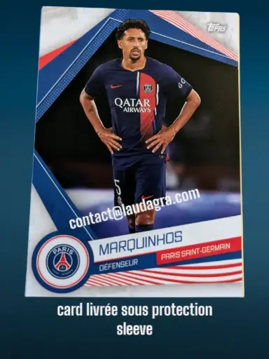 [psgfan2324_PSG-4] Marquinhos Card N° PSG-4