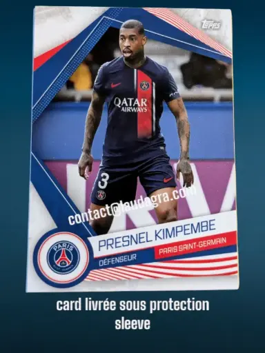 [psgfan2324_PSG-7] Presnel Kimpembe Card N° PSG-7