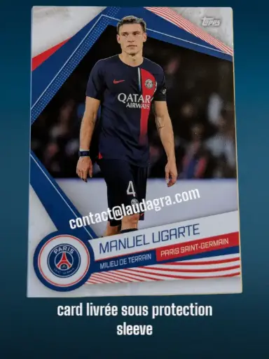 [psgfan2324_PSG-8] Manuel Ugarte Card N° PSG-8