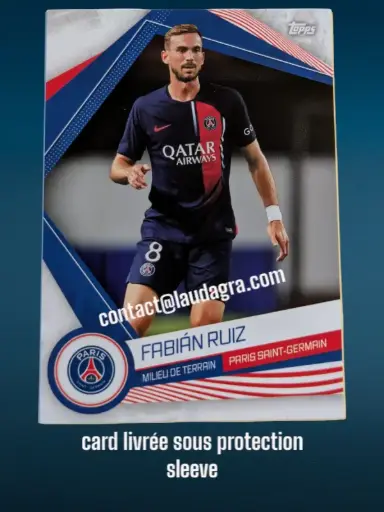 [psgfan2324_PSG-10] Fabián Ruiz Card N° PSG-10