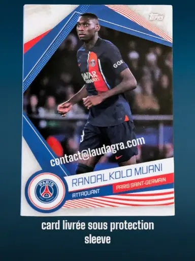 [psgfan2324_PSG-14] Randal Kolo Muani Card N° PSG-14