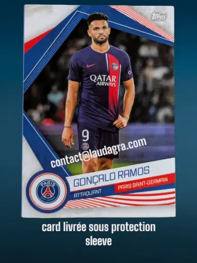 [psgfan2324_PSG-19] Gonçalo Ramos Card N° PSG-19