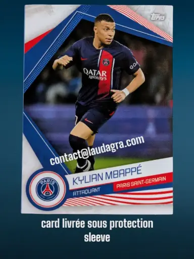 [psgfan2324_PSG-20] Kylian Mbappé Card N° PSG-20