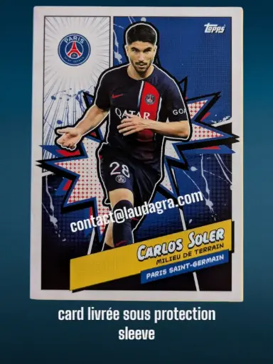 [psgfan2324_PSGH-8] Carlos Soler Card N° PSGH-8