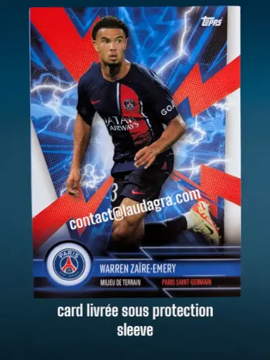[psgfan2324_PSGS-3] Warren Zaïre-Emery Card N° PSGS-3