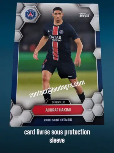 [psgfan2425_2] Achraf Hakimi  Fan Set 24/25 Card N° 2