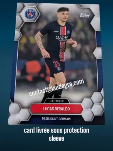 [psgfan2425_6] Lucas Beraldo  Fan Set 24/25 Card N° 6