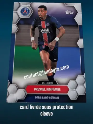 [psgfan2425_7] Presnel Kimpembe  Fan Set 24/25 Card N° 7
