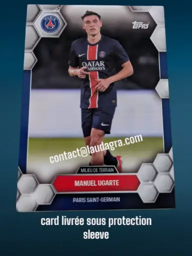 [psgfan2425_9] Manuel Ugarte  Fan Set 24/25 Card N° 9