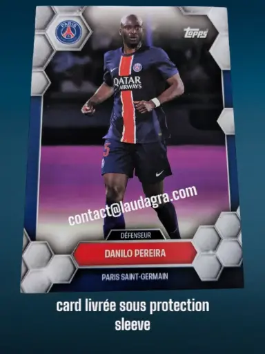 [psgfan2425_10] Danilo Pereira  Fan Set 24/25 Card N° 10