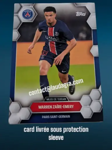 [psgfan2425_11] Warren Zaïre-Emery  Fan Set 24/25 Card N° 11