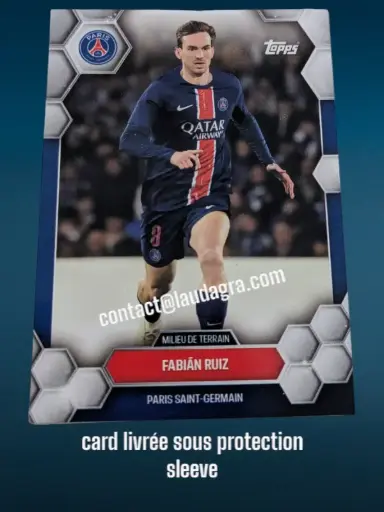 [psgfan2425_13] Fabián Ruiz  Fan Set 24/25 Card N° 13
